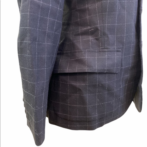 Ralph Lauren 100% Wool Plaid Sport Blazer Purple Tag 2 Union Made Dark academia - Picture 5 of 11